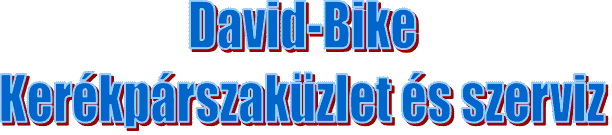 David-Bike Kerkprszakzlet s Szerviz